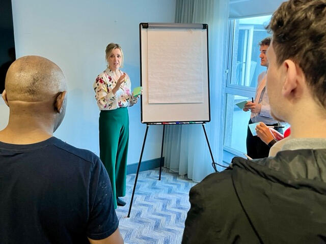 Action Learning Isolde Norris working with clients